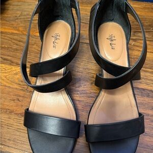 Style & Co. Black Strappy Sandals